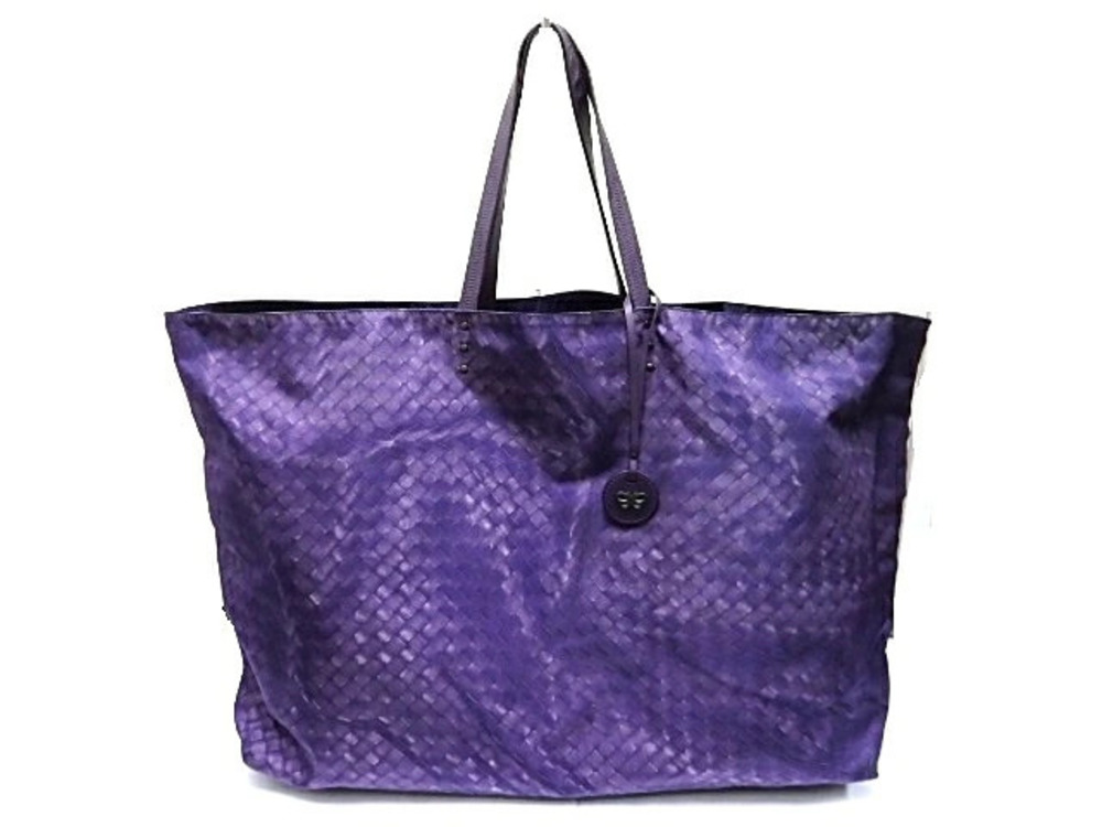 BOTTEGA VENETA Tote Bag Intrecciato Illusion Purple